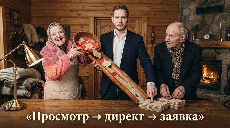 Воронка продаж через AI Reels — от просмотра к заявке